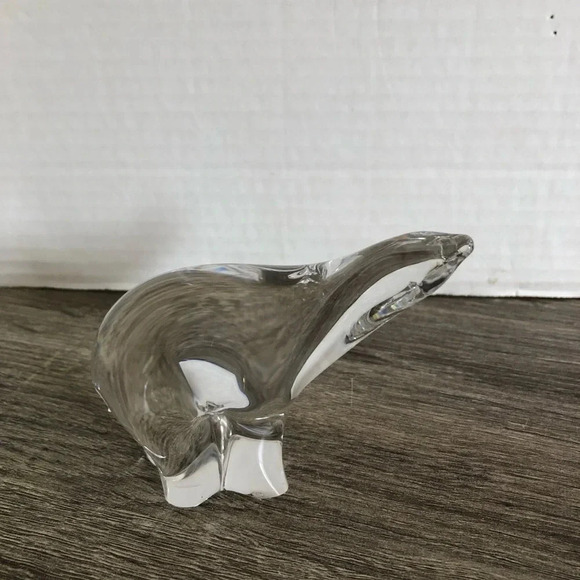 Vtg Hand Blown Art Glass  Polar Bear - Picture 6 of 12